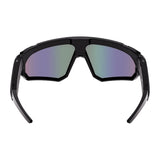 Colmi V06 AI Sports solbriller (sort med blå linser)