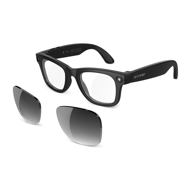 BlitzWolf BW-AG1 Pro AI Smart Glasses med udskiftelige fotokromiske linser