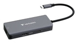 Verbatim 32157 interface hub USB 3.2 Gen 1 (3.1 Gen 1) Type-C 5000 Mbit/s Grå