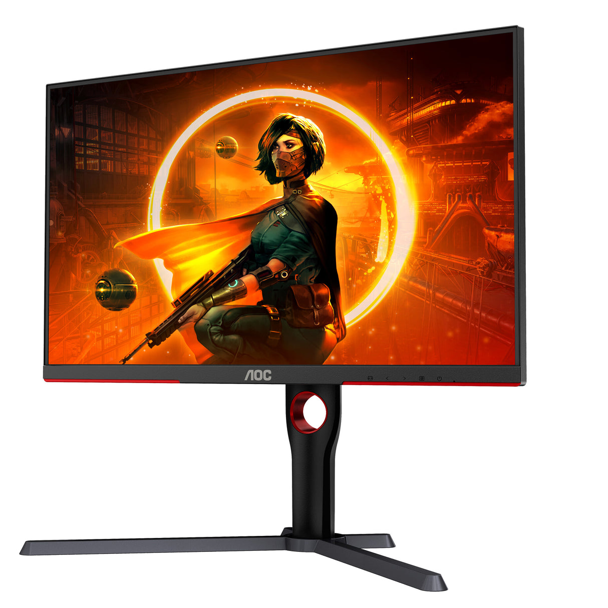 AOC G3 Q27G3XMN/BK computerskærm 68,6 cm (27") 2560 x 1440 pixel 2K Ultra HD LED Sort, Rød