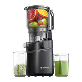 AMZCHEF SJ-036CBK langsomme juicepresser (sort)