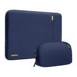 TOMTOC Defender-A13 Laptop Sleeve + 14" Case Set (Navy Blue)