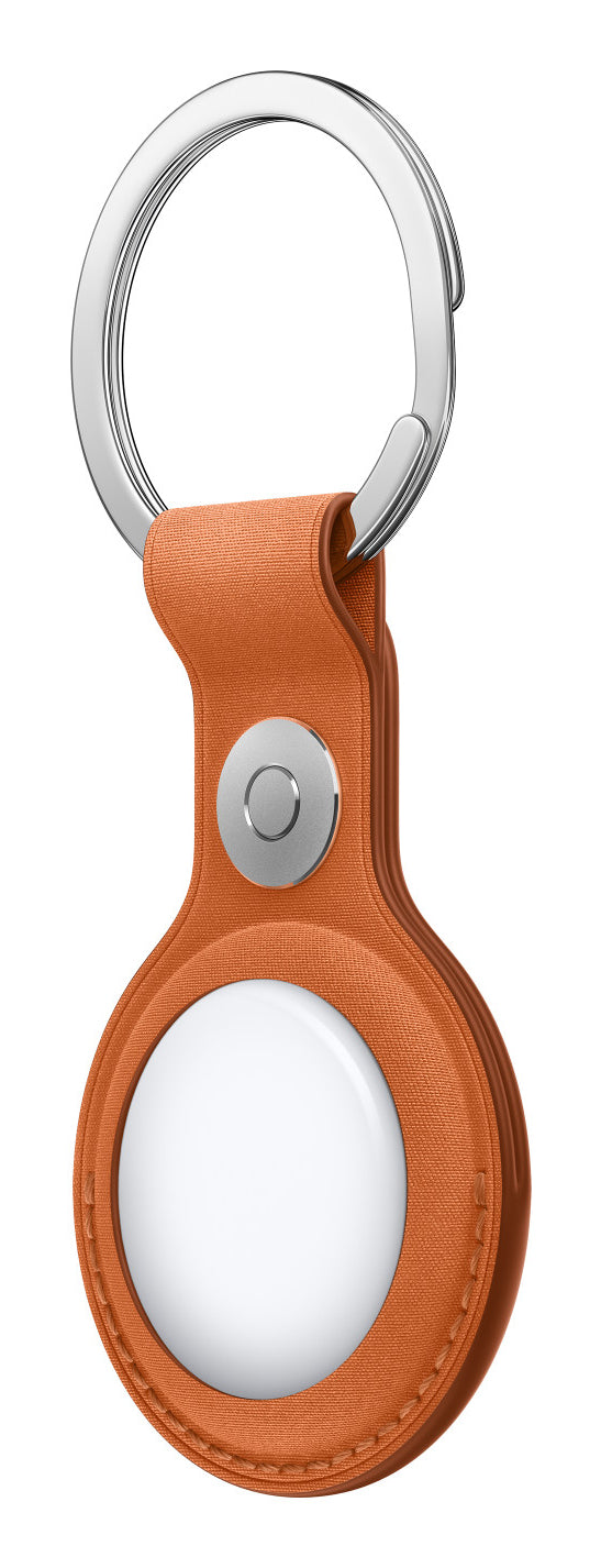 Apple AirTag FineWoven Key Ring - Fox Orange