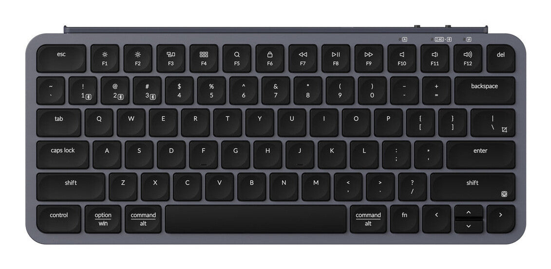 Keychron B1P-K1 tastatur Hjemme/kontor USB + RF Wireless + Bluetooth Grå