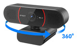 eMeet C960 4K webcam 3840 x 2160 pixel USB Sort, Rød