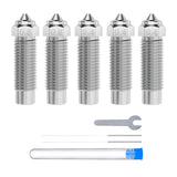 ELEGOO Neptune 4 Plus / 4 Max Hårdet stål Dysset (0,4 mm x3, 0,6 mm x1, 0,8 mm x1)