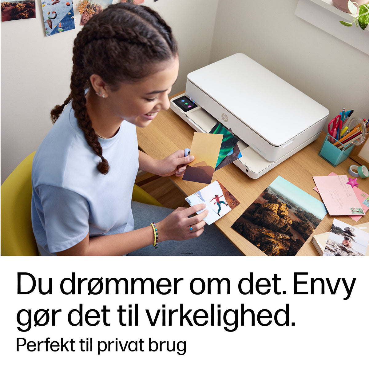 HP ENVY 6120e Trådløst All-in-One Farve Printer, Instant Ink; Fotoudskrivning