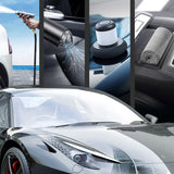 Baseus 2 x Microfiber Car tørretørklæde Microfiber 40cm x 40cm Grå (CRXCMJ-0G)