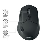 Logitech M720 Triathlon Optisk Trådløs Sort