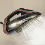 Tefal Ultimate Power Pro FV9E50 Tør & dampstrygejern Durilium AirGlide Autoclean soleplate 3200 W Sort, Kobberfarve