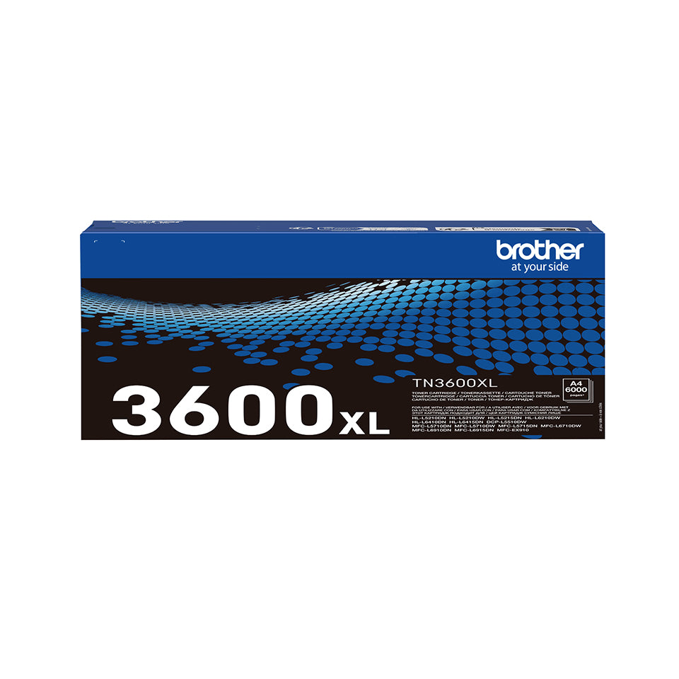 Brother TN3600XL Sort 6000 sider Toner