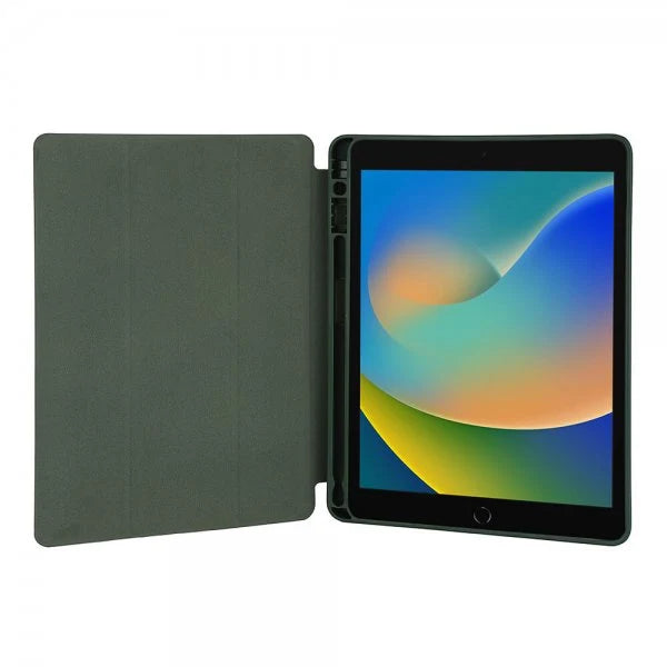 GEAR Cover Penpocket Soft Touch Green  iPad 10,2" 2019/20/21 & Air 10,5" 2019