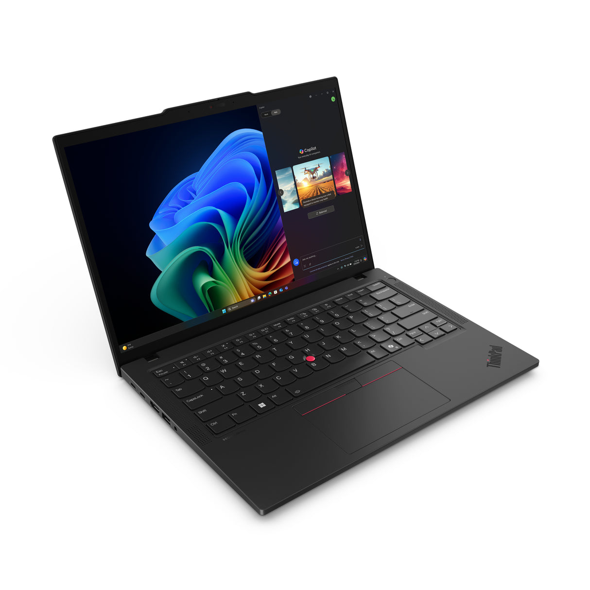 Lenovo ThinkPad T14 Gen 6 (AMD) Copilot+ PC AMD Ryzen AI 5 340 Laptop 35,6 cm (14") WUXGA 32 GB DDR5-SDRAM 512 GB SSD Wi-Fi 7 (802.11be) Windows 11 Pro Nordisk Sort