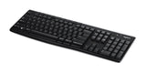 Logitech K270 Wireless Keyboard - Nordic - Tastatur - Nordisk - Sort