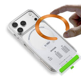 Tech Protect Mmp 210 Magnetisk Magsafe Ring 2 Pak Sort & Cosmic Orange
