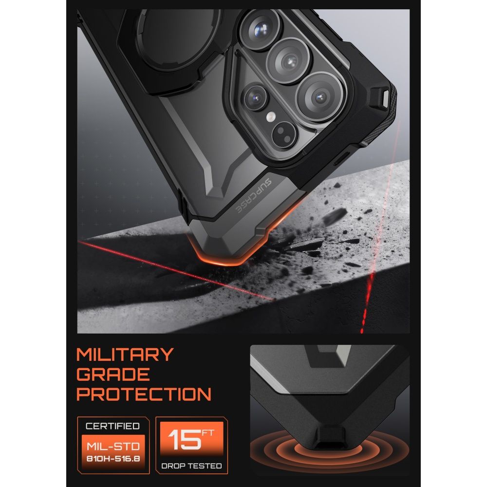 Supcase Ub Grip Mag Magsafe Galaxy S26 Ultra Sort
