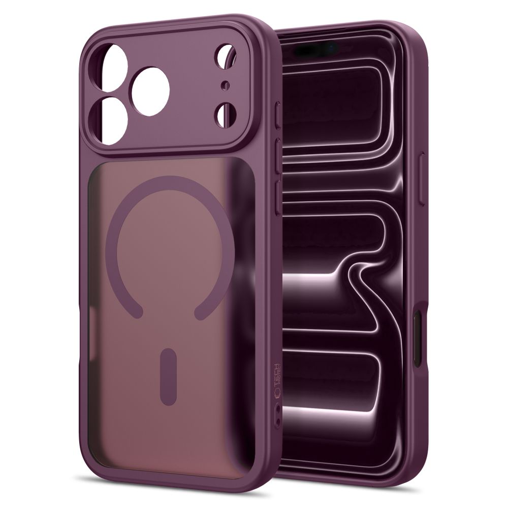 Tech Protect Basicmag Magsafe Iphone 17 Pro Max / 18 Pro Max Mat Burgundy