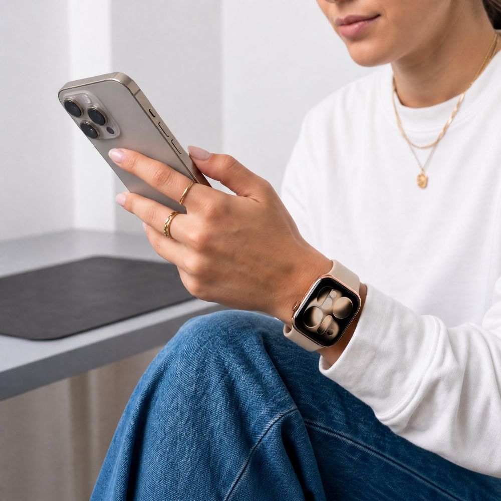 Tech Protect Silikone Apple Watch 8 / 9 / 10 / 11 / 12 / Se / Ultra (44 / 45 / 46 / 49 Mm) Valnød