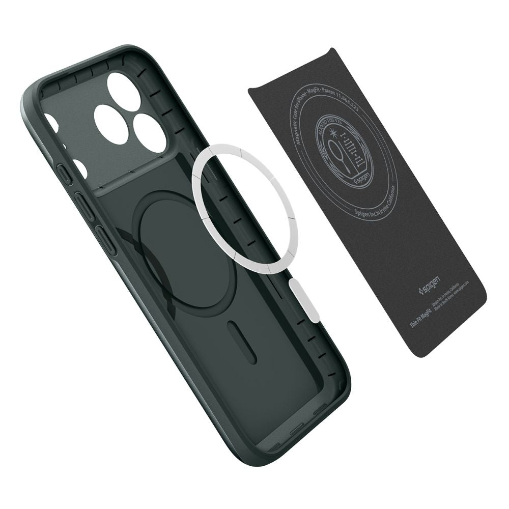 Spigen Thin Fit Magsafe Iphone 17 Pro Max / 18 Pro Max Abyss Grøn