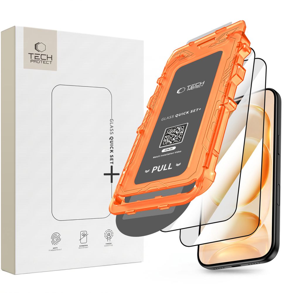 Hærdet Glas Tech Protect Quick Set+ 2 Pack Iphone 17 Pro Max / 18 Pro Max Black