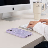 Tech Protect Basicmag Magsafe Iphone 17 Mat Lavendel