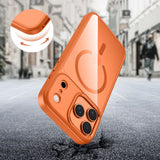 Tech Protect Magmat Magsafe Iphone 17 Pro Cosmic Orange/Klar