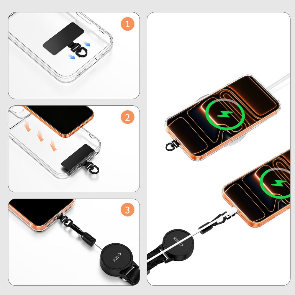 Tech Protect Ath01 Urbanloop Tyverisikker Holder Sort