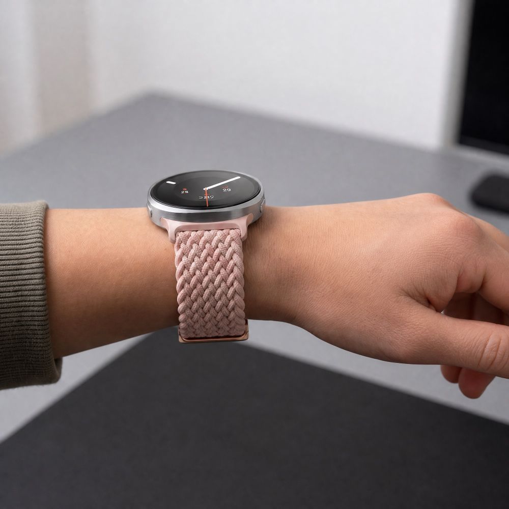 Tech Protect Nylonmag Samsung Galaxy Watch 8 / 9 / Classic (40 / 44 / 46 Mm) Dusty Rose