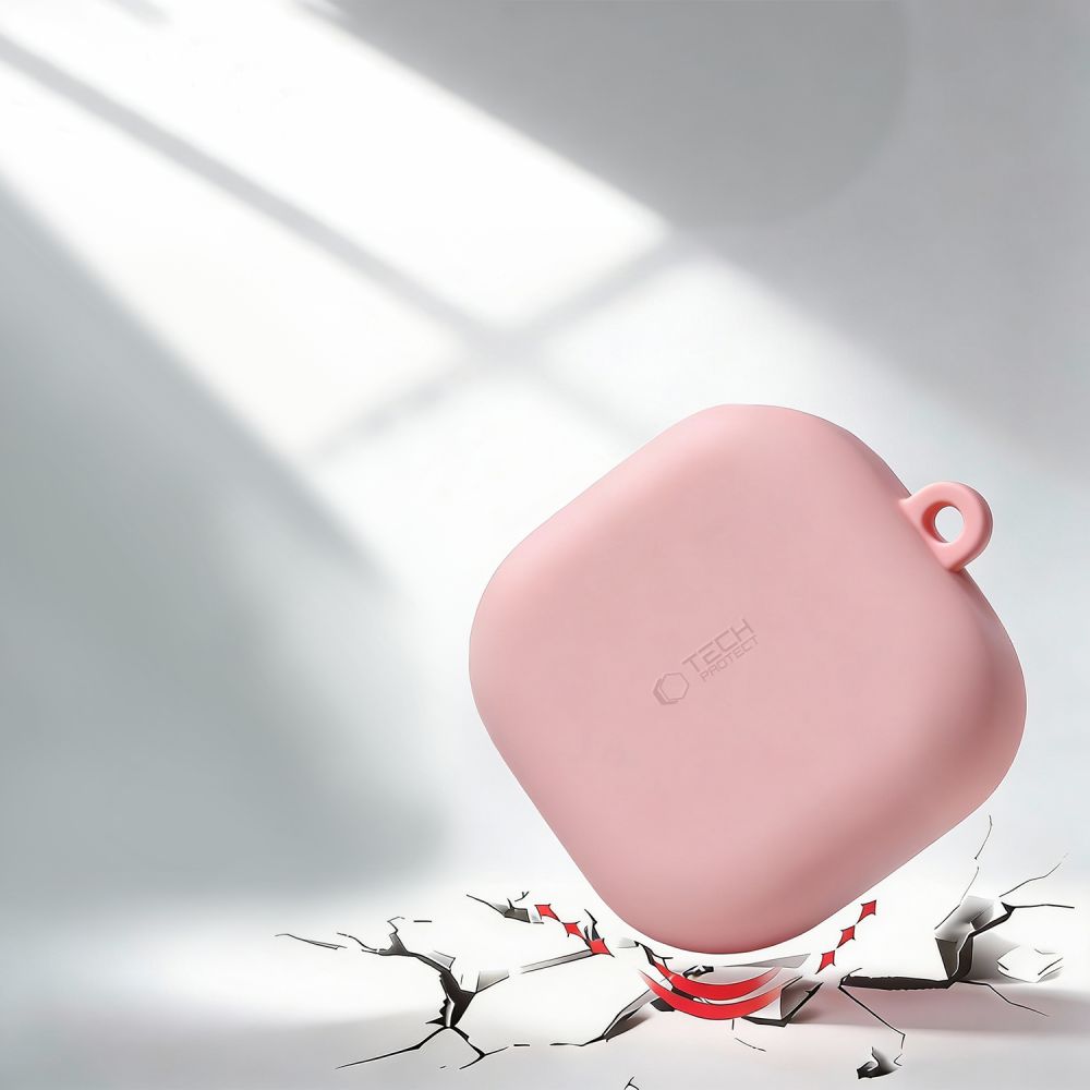 Tech Protect Silikonekrog Til Samsung Galaxy Buds 4/4 Pro Marineblå