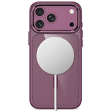 Tech Protect Magmat Magsafe Cc Iphone 17 Pro Max / 18 Pro Max Burgundy/Clear