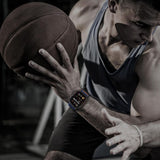 Tech Protect Nylon Lås Til Apple Watch 8 / 9 / 10 / 11 / Se / Ultra (44 / 45 / 46 / 49 Mm) Marineblå