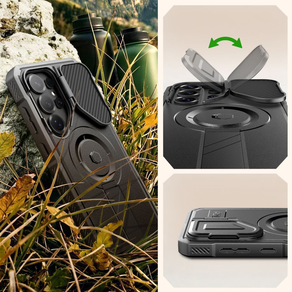Tech Protect Kevlar Magsafe 2 Sæt Galaxy S26 Ultra Sort