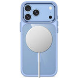Tech Protect Magmat Magsafe Cc Iphone 17 Pro Max / 18 Pro Max Lysblå/Klar