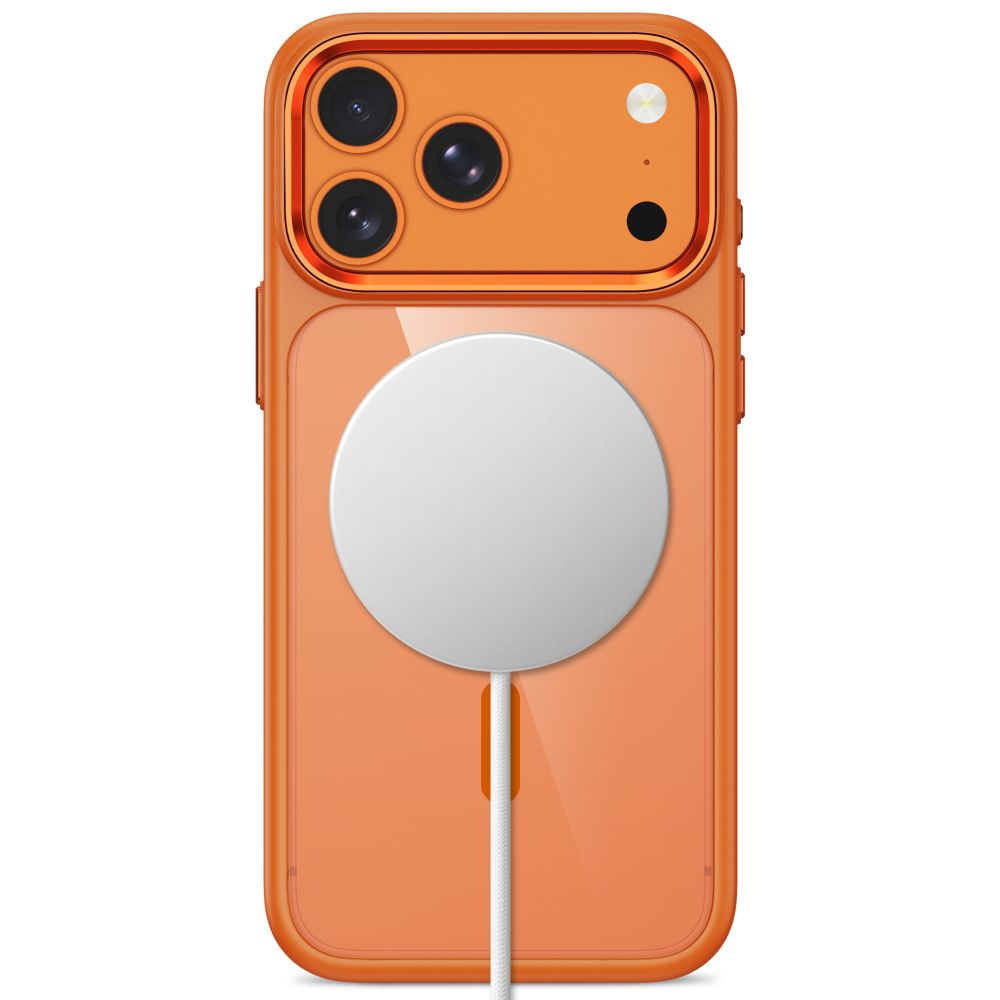 Tech Protect Magmat Magsafe Cc Iphone 17 Pro / 18 Pro Cosmic Orange/Clear