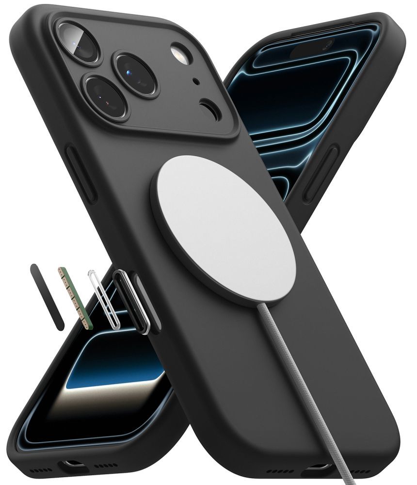 Ringke Silikone Magnetisk Magsafe Iphone 18 Pro Max Sort