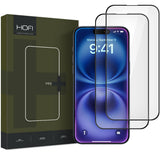 Hærdet Glas Hofi Glass Pro+ 2 Pack Iphone 15/16 Sort