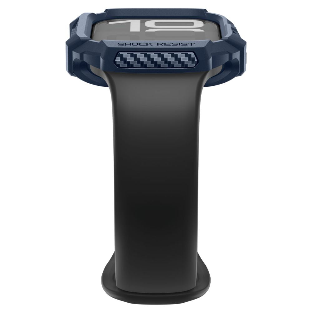 Spigen Rugged Armor V2 Apple Watch 10/11 (42 Mm) Marineblå