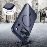 Tech Protect Magmat Magsafe Iphone 17 Pro Max Dyb Blå/Klar