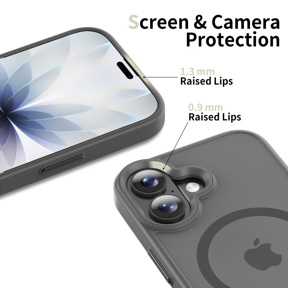 Tech Protect Magmat Magsafe Iphone 17 Mat Crayon Grå