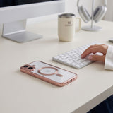 Tech Protect Magflex Magsafe Iphone 17 Skinnende Rosagold