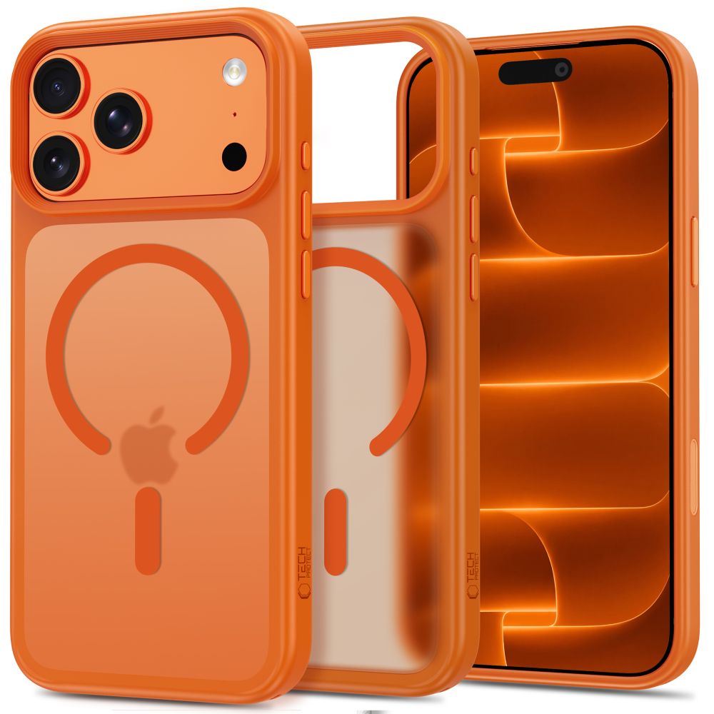 Tech Protect Magmat Magsafe Cc Iphone 17 Pro / 18 Pro Mat Cosmic Orange