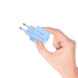Tech Protect Nca20 2 Port Netværksopladder Pd 20 W / Qc3.0 Babyblå