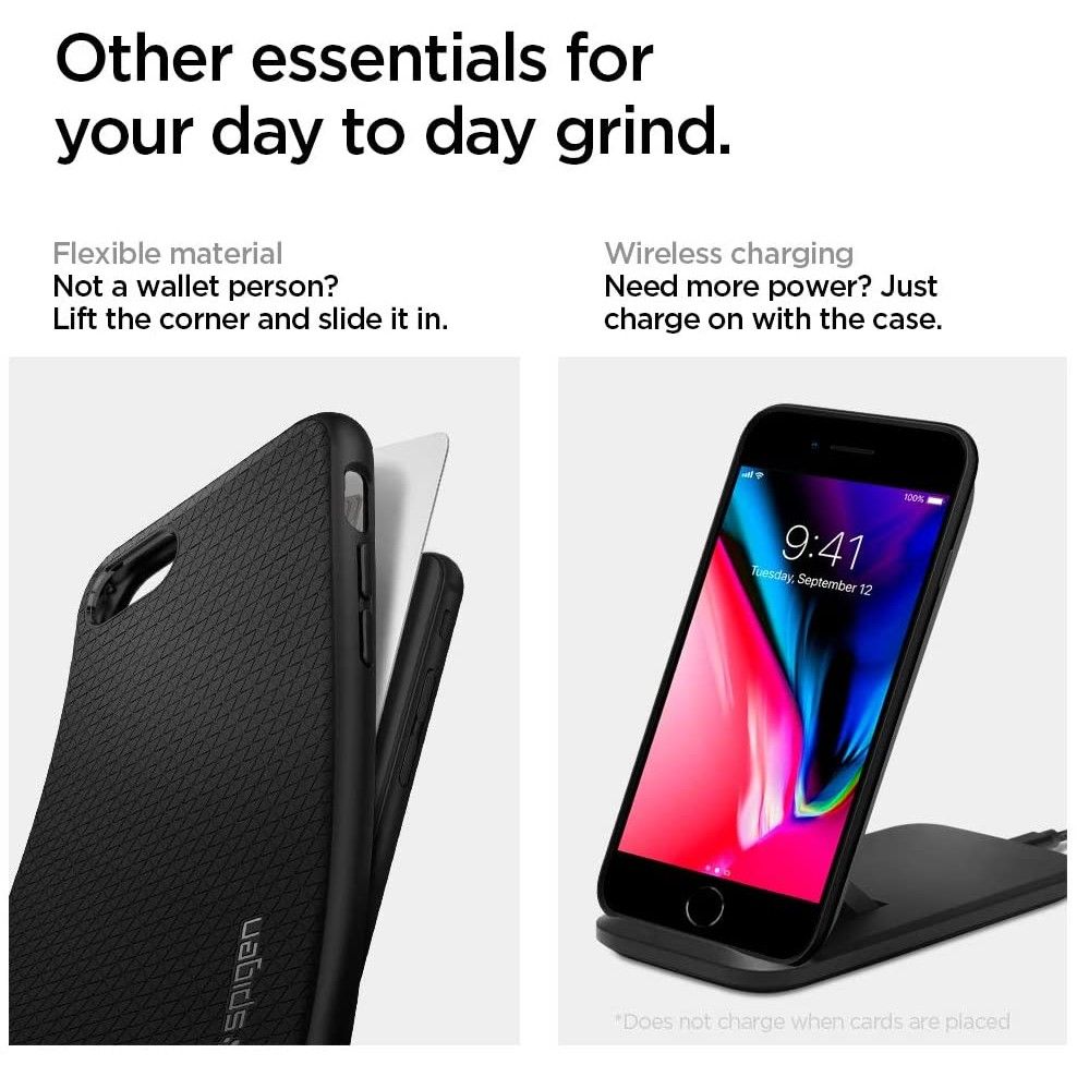 Spigen Liquid Air Iphone 7/8/Se 2020/2022 Sort