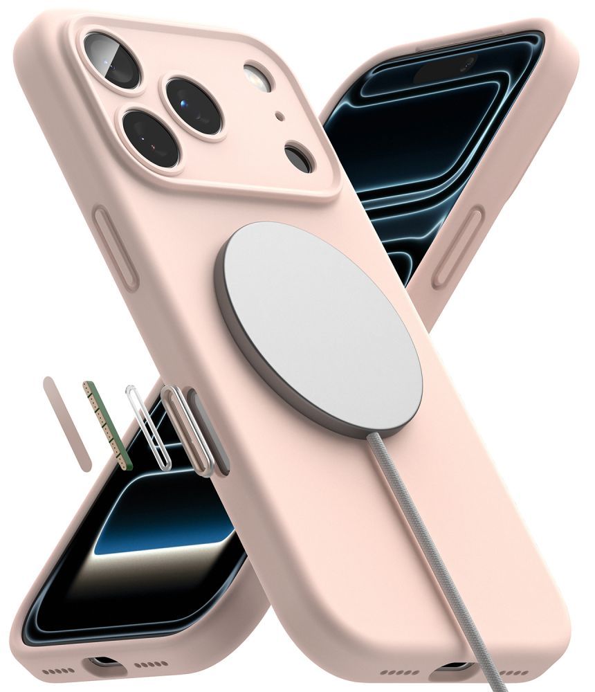 Ringke Silikone Magnetisk Magsafe Iphone 18 Pro Max Pink Sand