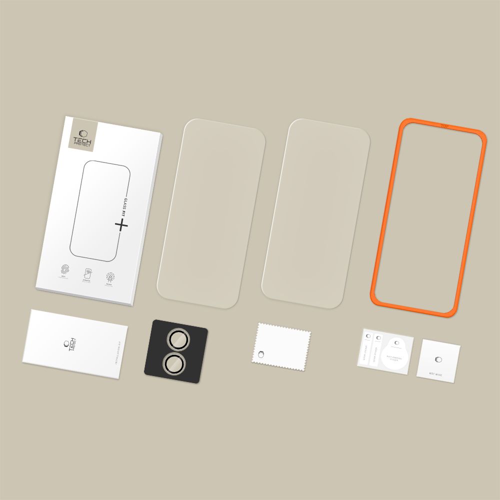 Hærdet Glas Tech Protect Easy Set+ 3 Pack Iphone 17 Clear