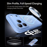 Esr Classic Hybrid Magsafe Iphone 17 Pro / 18 Pro Frosted Lysblå