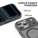 Tech Protect Magmat Magsafe Iphone 17 Pro Matte Krydskrift Grå