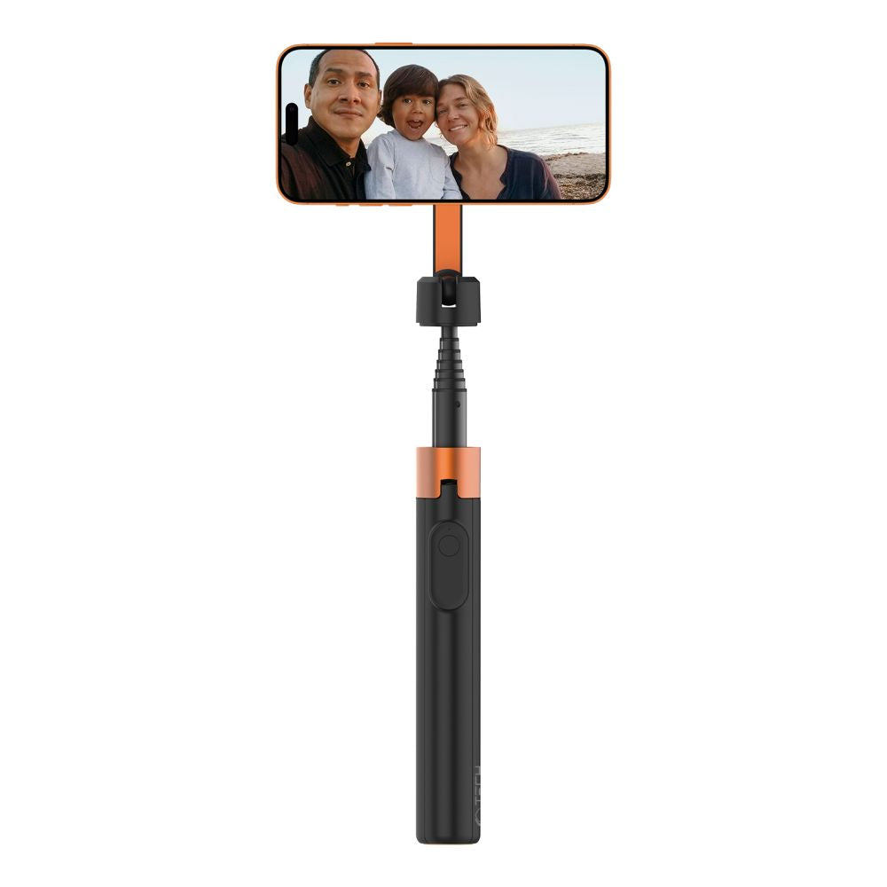 Tech Protect L10 S Magsafe Bluetooth Selfie Stick Stativ Sort/Orange