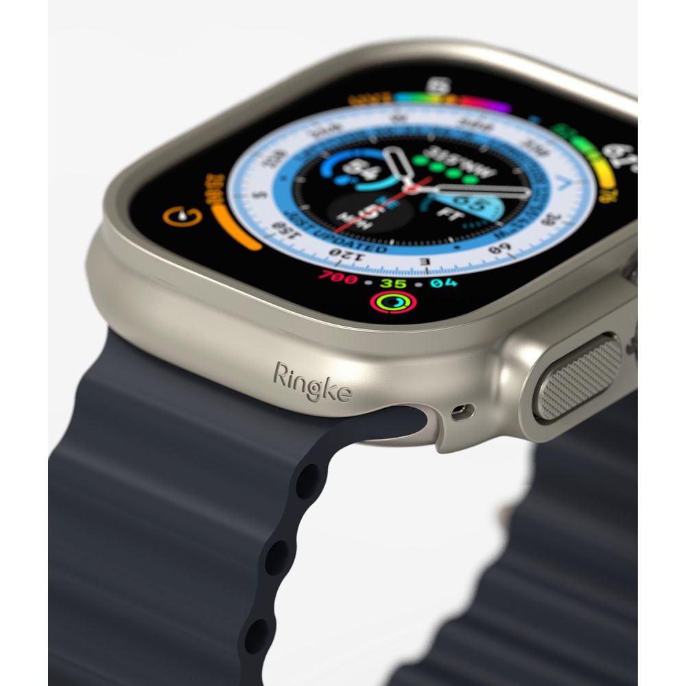 Ringke Slim 2 Pak Apple Watch Ultra 1 / 2 / 3 / 4 (49 Mm) Klar & Titangrå