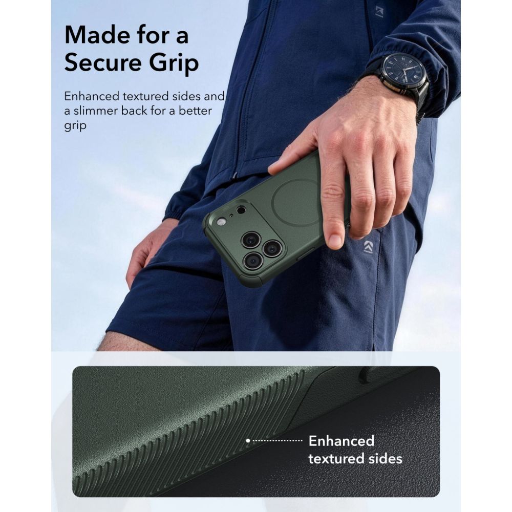 Esr Cyber Tough Magsafe Iphone 17 Pro Max / 18 Pro Max Grøn
